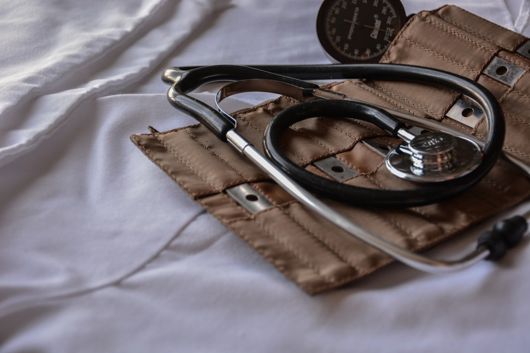 Medication pouch and health notes prepared for travel